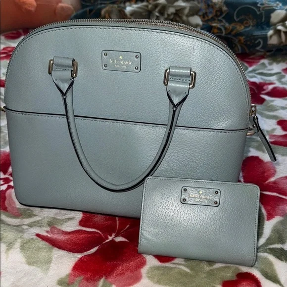 Kate Spade Carli Grove Street Handbag Blue - Picture 8 of 11